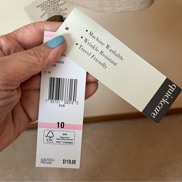 Evan Picone Tan Blazer with Notched Lapels and Tailored Fit - Picture 5 of 7